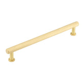 Burlington Piccadilly Knurled Cabinet Handles 224mm  Satin Brass - Burlington Range